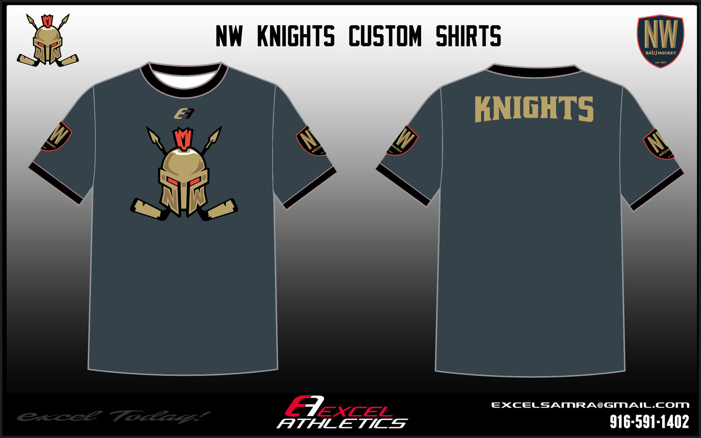 NWBH - Sublimation Charcoal Shirt
